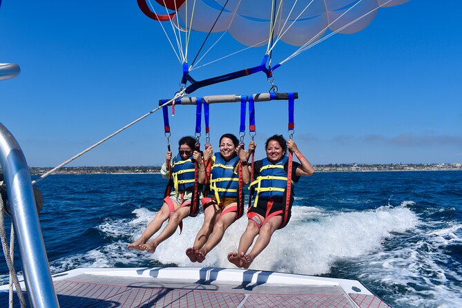 1 Hour Shared Parasailing Adventure in Oceanside - Coming back down and keeping the memory
