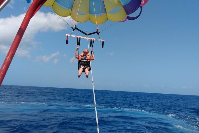 15-minute Private Parasailing Experience in Cozumel - Flying above Cozumel from Marina Caleta