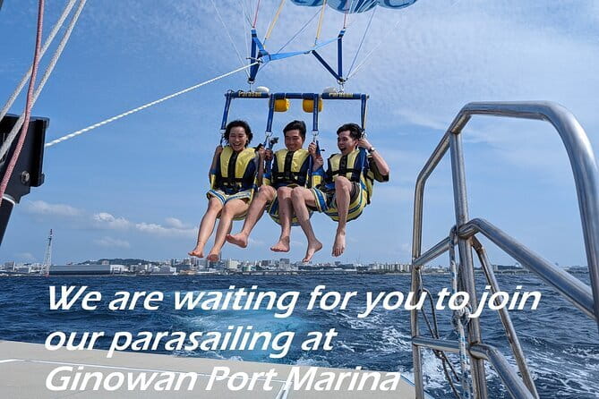 200m Parasailing Experience in Okinawa depart from Ginowan Marina - Taking flight above Okinawa’s central coast