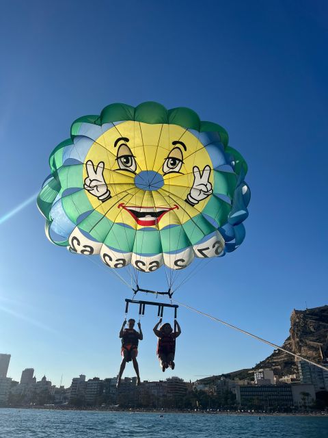 Alicante: Parasailing and Boat Ride - The boat ride toward Postiguet Beach