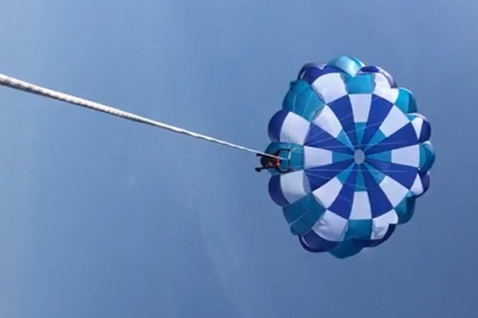 Andaman FlyAir Parasailing - Getting fitted with a life jacket and harness