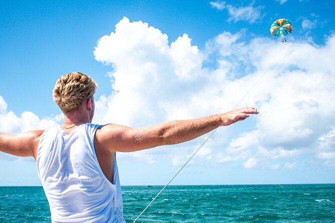 Aruba Parasailing Experience from Noord - Views, photos, and the beach afterward
