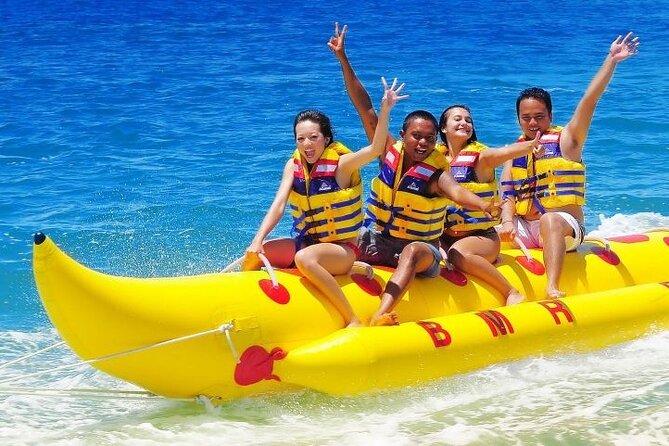 Bali Parasailing Adventure, Jet Ski, Banana Boat , Donat Boat, with Transport - Equipment, insurance, and changing facilities