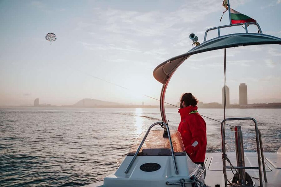 Barcelona: Guided Parasailing Experience - Barcelona from 150 meters above the sea