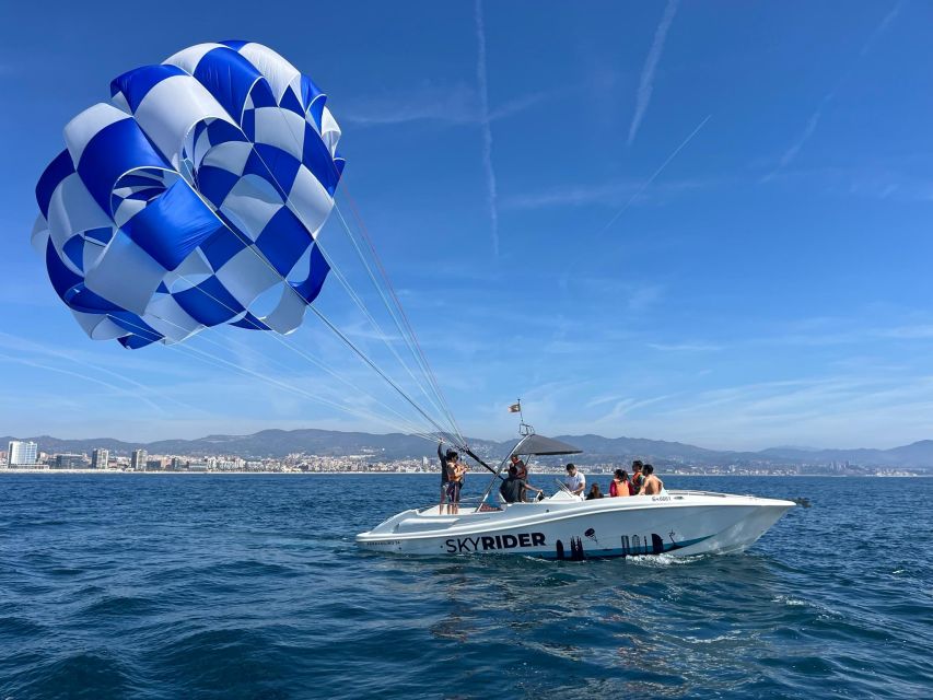 Barcelona: Guided Parasailing Experience - The speedy boat ride from Olympic Port