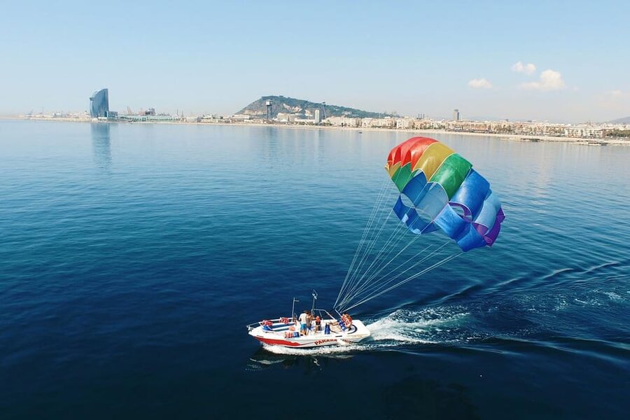 Barcelona: Small-Group Parasailing Experience - What to bring to Port Fòrum