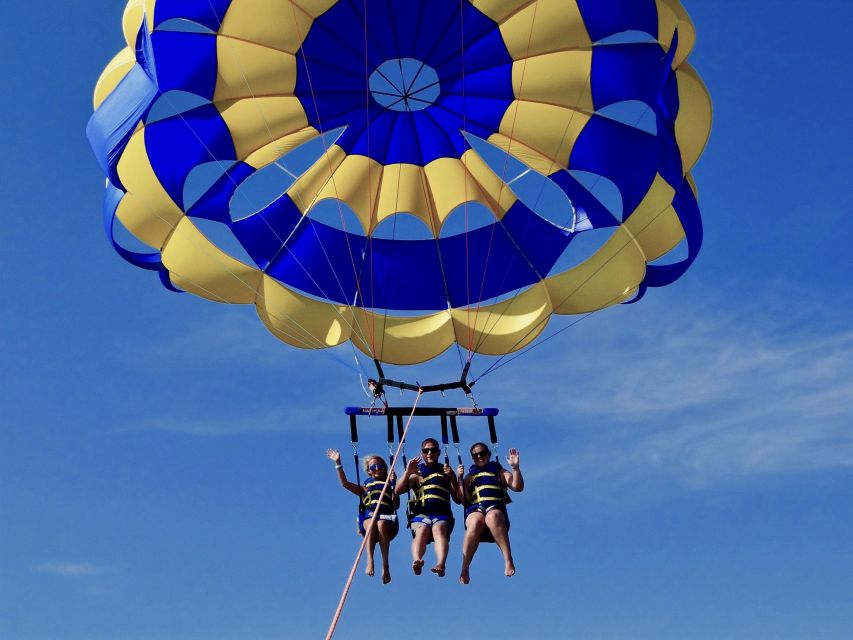 Barcelona: Small-Group Parasailing Experience - The speedboat ride before takeoff