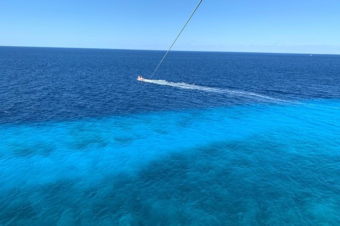 Best Parasailing Cozumel + Locker - Staying at the beach club after parasailing
