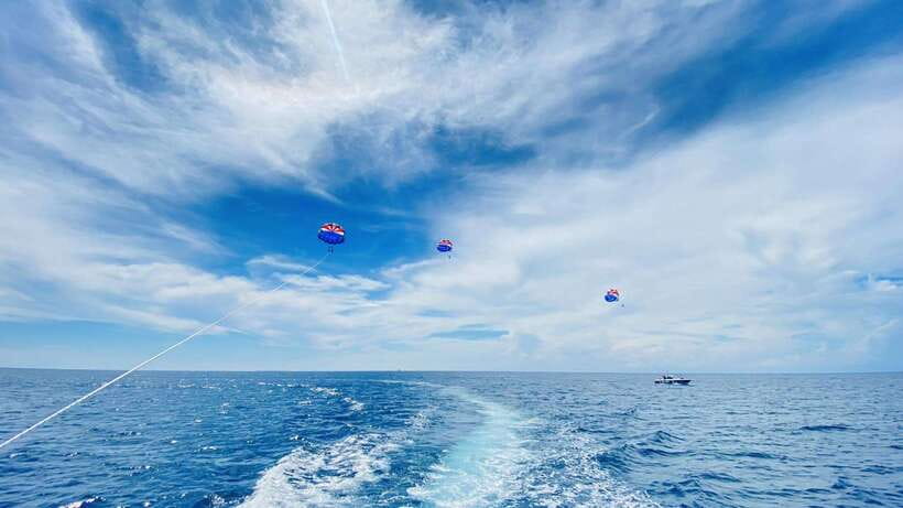 Boracay Parasailing with Insta 360 - Getting ready with supplied safety equipment