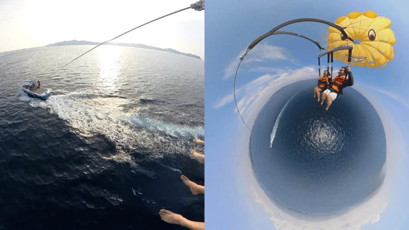 Boracay Parasailing with Insta 360 - Timing your ride around the rest of your day