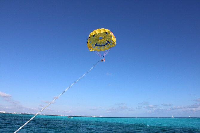 Cancun Fly and Swim Parasailing and Snorkeling Combo Tour - MUSA’s Blessings gallery beneath the surface