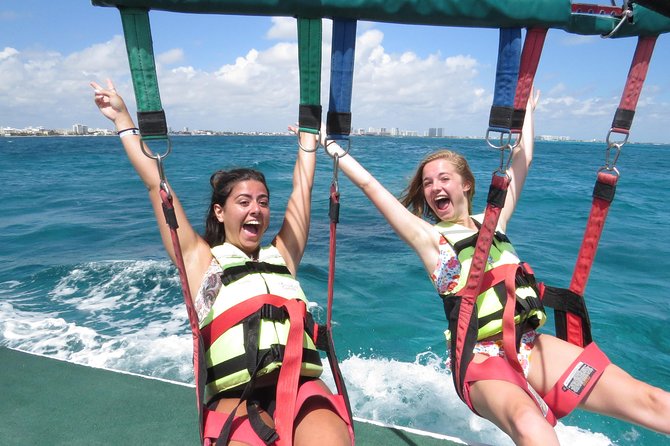 Cancun Seaside Parasailing and Jet Sky Combo - Moving from quiet views to a fast jet ski ride