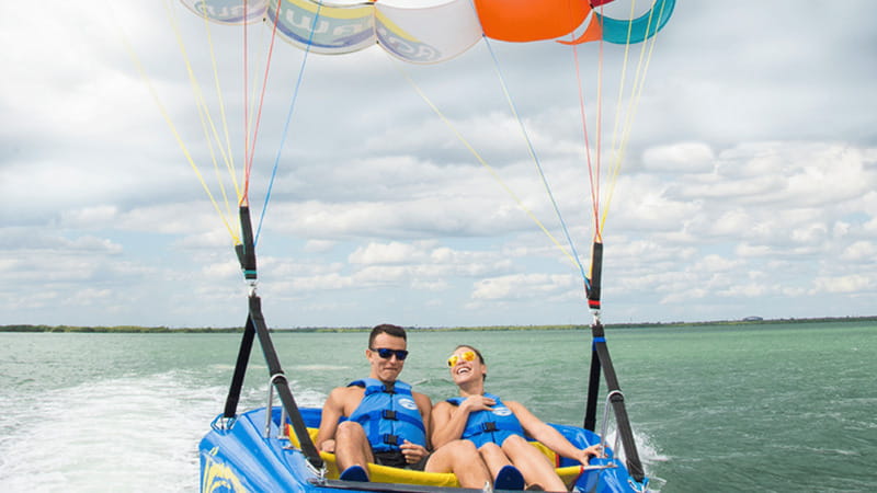 Cancún: Skyrider Parasailing Experience - Seeing Cancún from above Nichupté Lagoon