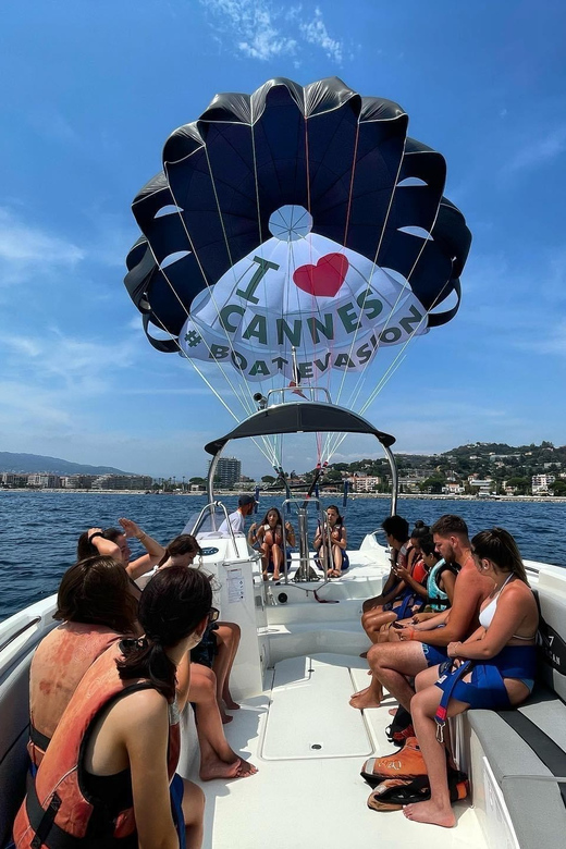 Cannes: Parasailing Experience for Couples, Family & Friends - Flying With Your Own Group