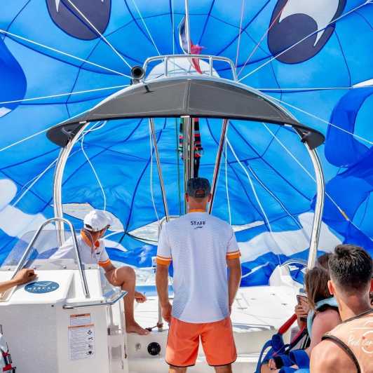 Cannes: Parasailing Experience for Couples, Family & Friends - The View From Cannes Toward Mandelieu