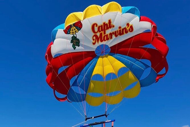 Capt Marvin Watersports / Parasail - Private Tour - Flying solo, tandem, or as a triple