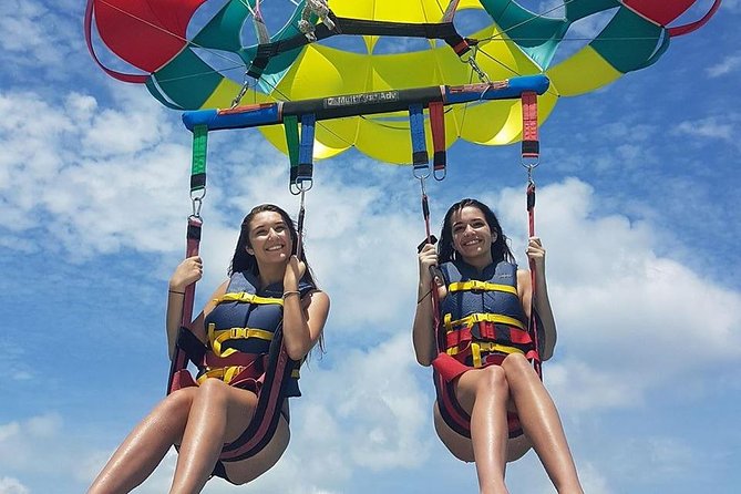 Capt Marvin Watersports / Parasail - Private Tour - Rising 500 feet above the turquoise water