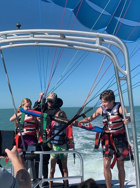 Clearwater Beach: Chute Em Up Parasailing Adventure - The launch: gentle, not dramatic