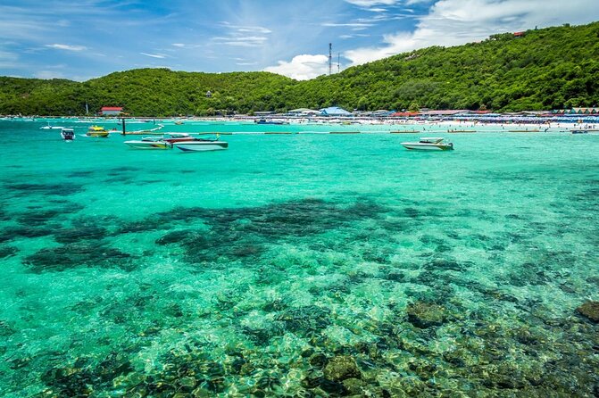 Coral Island speed boa-Parasailing and others activities choice - A fast route from Pattaya to Tawaen Beach