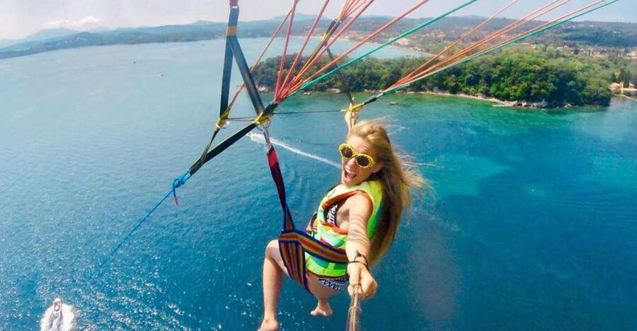 Corfu: Parasailing Adventure Near Corfu Town - A quick safety briefing in Dassia