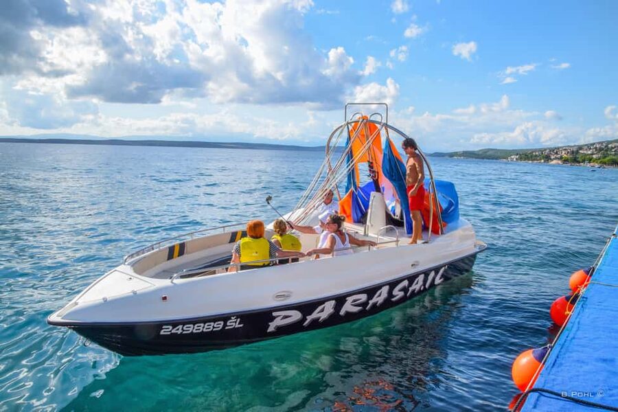 Crikvenica: Parasailing Experience Over the Adriatic Sea - A short flight with a big view