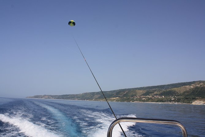 Double Parasailing flight to Tropea in Small Group - The coastline you see from the boat