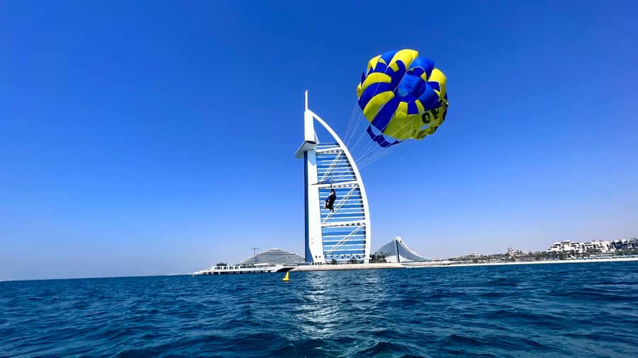 Dubai: Burj Al Arab Parasailing, Ice Cream, Pics, and Videos - Is $67 a Fair Price?