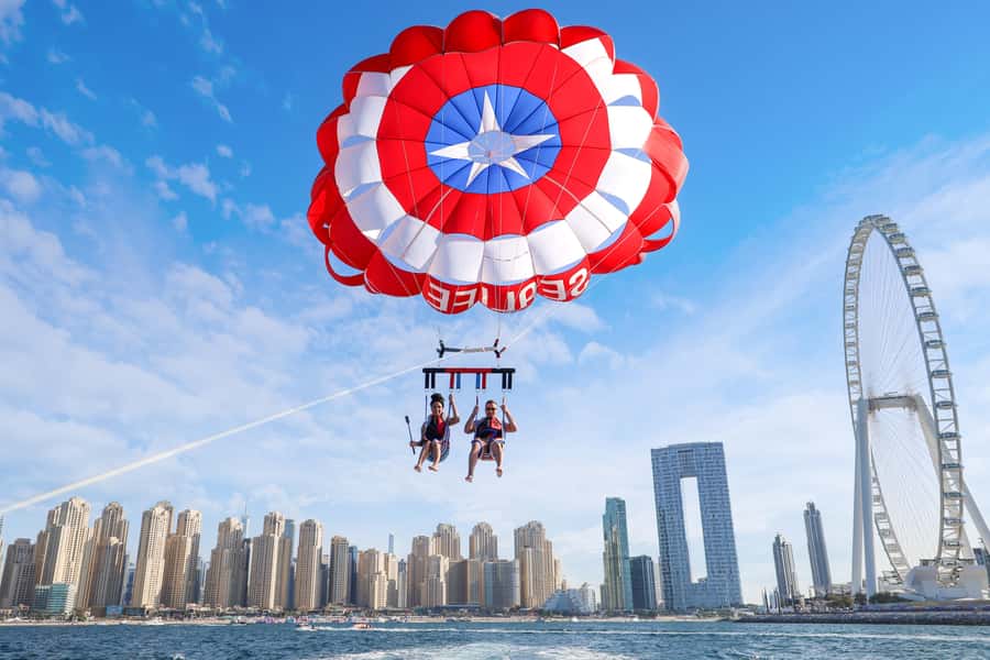 Dubai: Palm View and JBR View Parasailing Experience - Key points before you book