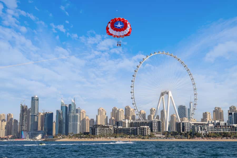 Dubai: Palm View and JBR View Parasailing Experience - The $70 price and what you receive