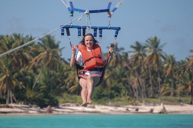 From Punta Cana: Amazing Activity Parasailing Hotel pickup - Wind can change the whole plan