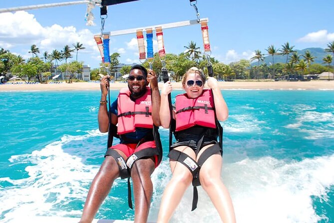 From Punta Cana: Amazing Activity Parasailing Hotel pickup - What happens from shore to sky