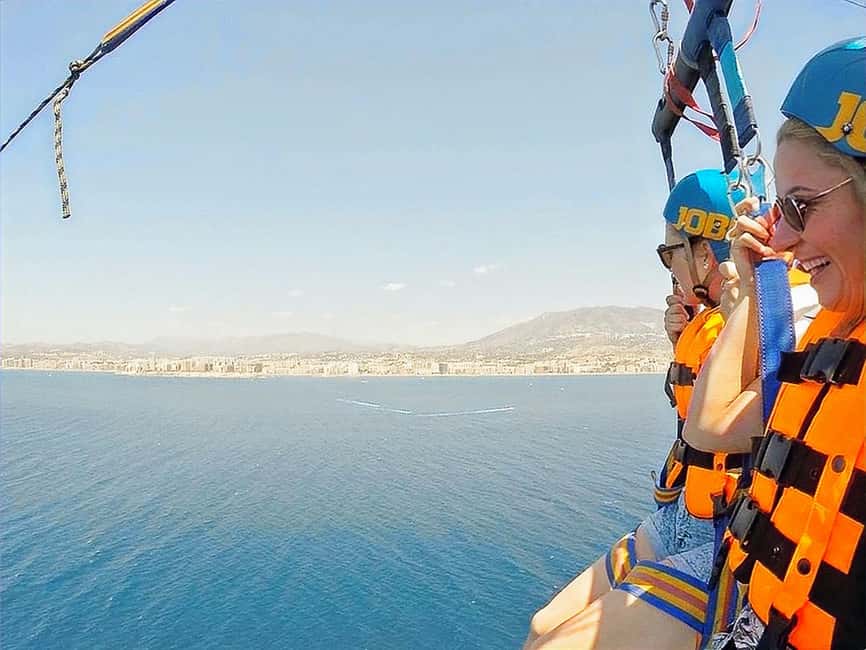 Fuengirola: The Best Parasailing Experience in Fuengirola - The view from a 350-meter cable