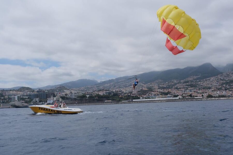 Funchal: Parasailing Tour on the Coast of Madeira Island - Taking off from Funchal’s Marina Nova