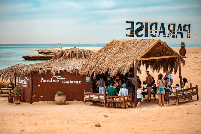 Hula Hula Island by Catamaran with Parasailing Fly - Hurghada - A full day built around the Red Sea