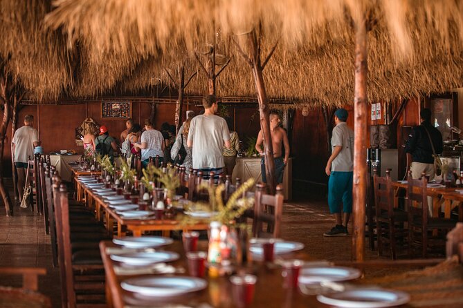 Hula Hula Island by Catamaran with Parasailing Fly - Hurghada - Lunch with a view of the water