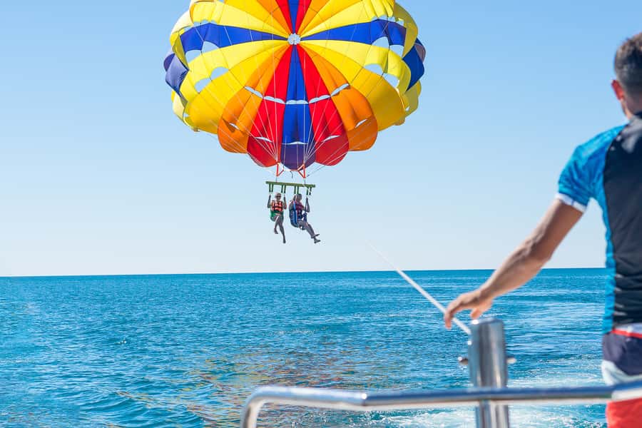 Hurghada: Parasailing Adventure on the Red Sea - What the 200-foot flight feels like