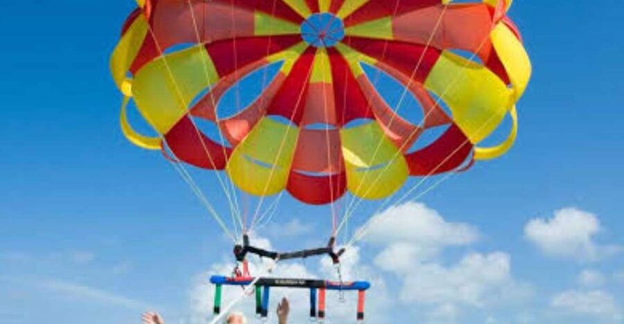 Hurghada: Speedboat Parasailing Adventures & Hotel Pick up - The Speedboat Ride and Parasailing Setup