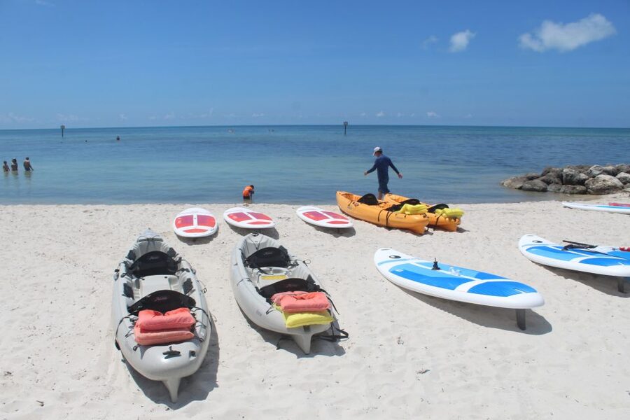 Key West: All-Day Watersports Beach Pass With Parasailing - The glass-bottom Zayaks and the marine-life promise