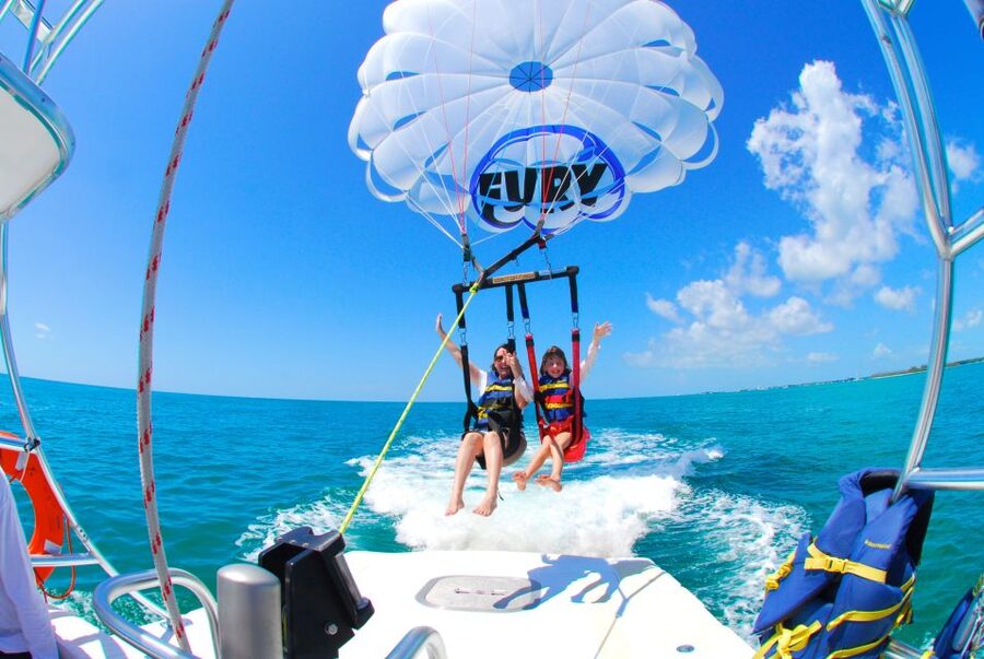 Key West: Parasailing Above the Island Paradise - The ocean dip is yours to control
