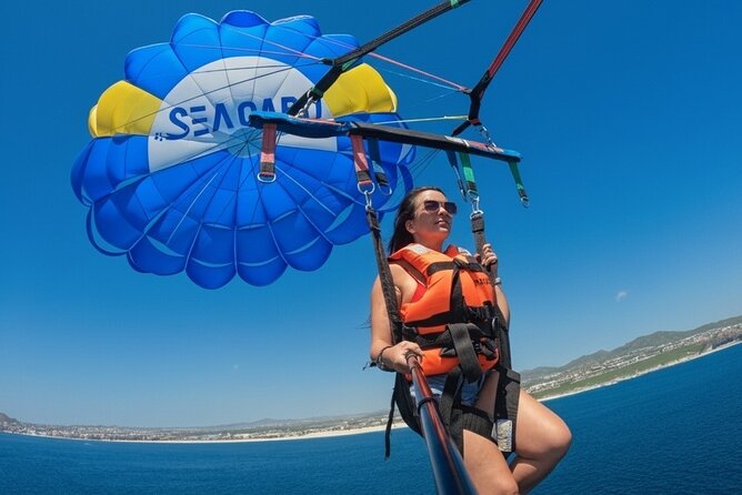 Los Cabos Parasailing Adventure Skybound over Cabo San Lucas Bay - Medano Beach: the practical starting point