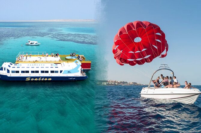 Magic Semi-Submarine 2 Hours Snorkeling & Parasailing - Mega Adrenaline-Hurghada - Three ways to see Hurghada’s Red Sea