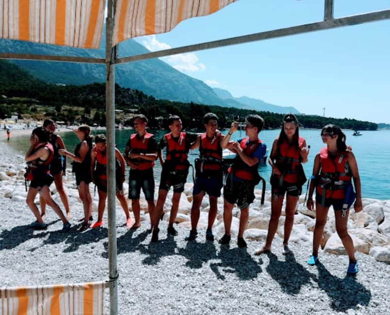 Makarska: Parasailing Experience - MPL Nautika - The Takeoff and the View Above the Riviera
