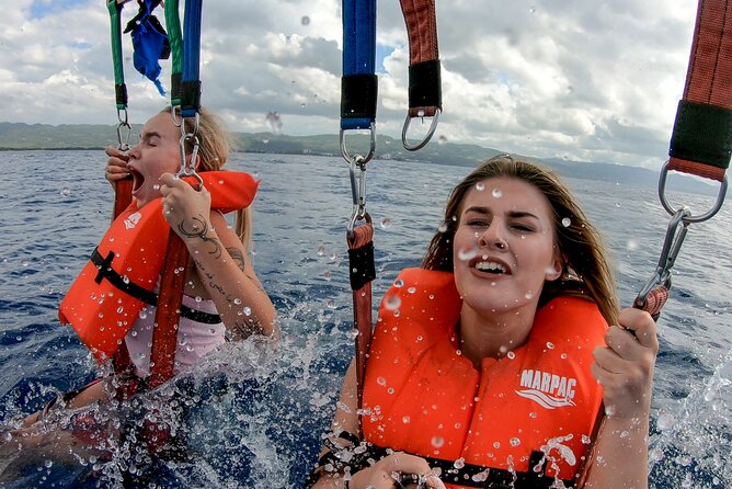 Montego Bay: Jet Car, Jet Ski and Parasailing - Rising above the coast by parasail