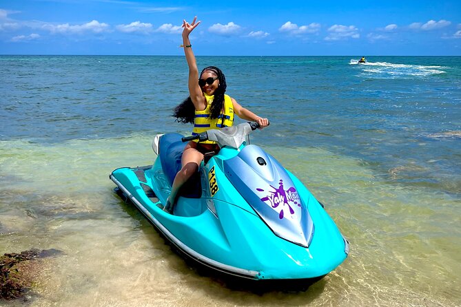 Montego Bay Jet Ski and Parasailing Combo or Single with Pickup - Jet skiing in a marked riding area