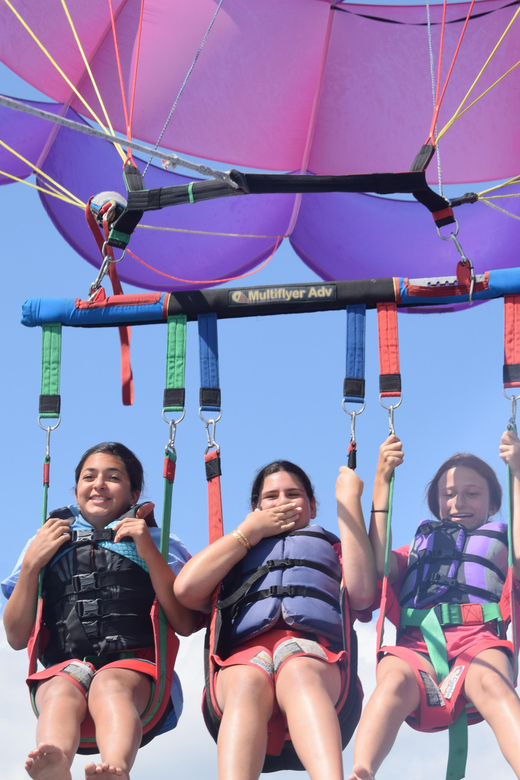 New York: Lake George Parasailing Experience - Flying with a partner or two friends