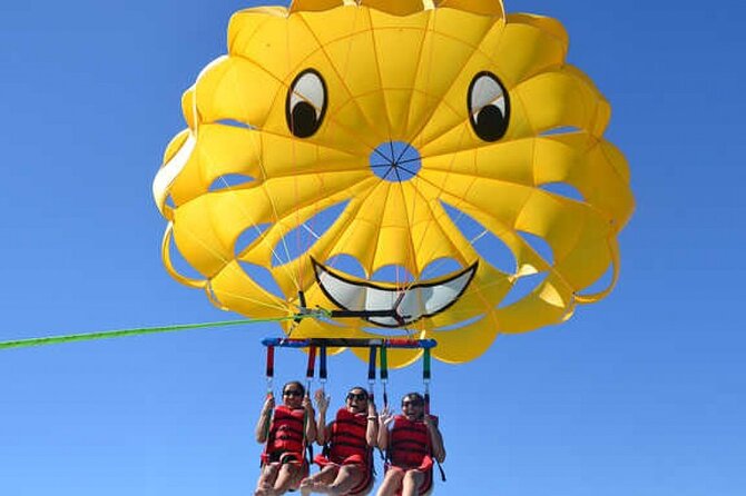 Orange bay Island and Parasailing, Snorkeling, & Water Sports, Lunch - Hurghada - Parasailing and banana boat activities