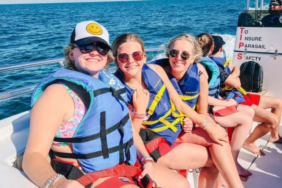 Orange Beach: Parasailing Experience - The lift and the view