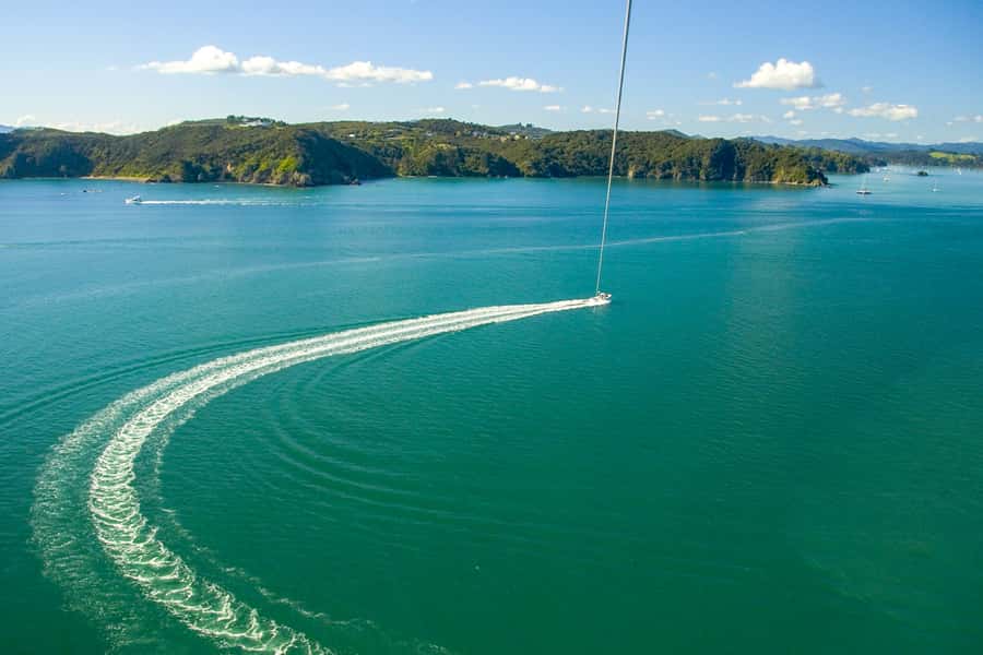 Paihia: Bay of Islands Parasailing Flight - Paihia Wharf is the easy starting point