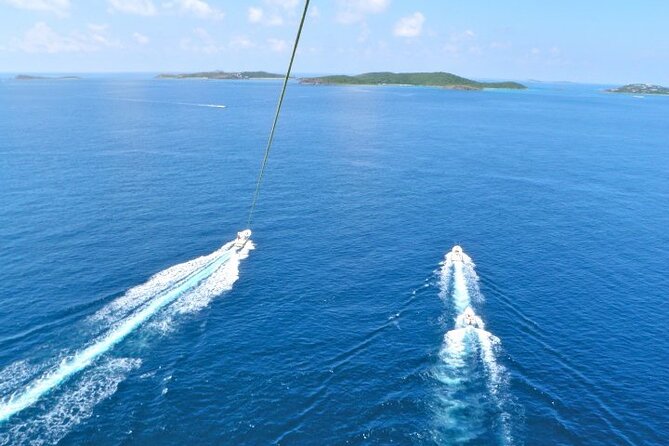 Parasail Experience in St Croix - Taking off from the Christiansted boardwalk