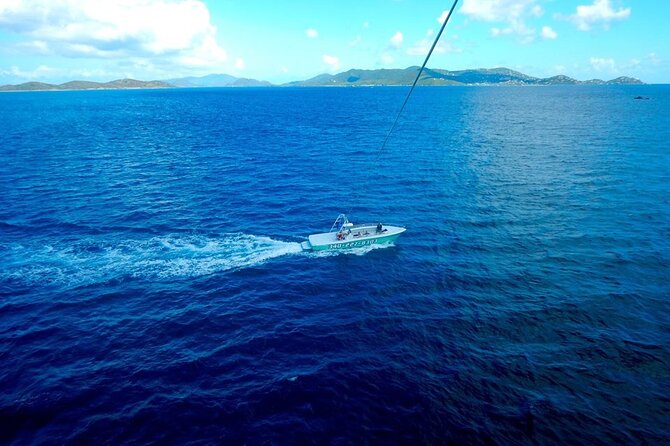 Parasail Experience in St Croix - The 10 to 12 minute flight